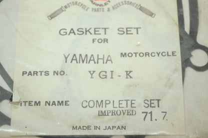 NEW Beck Arnley Yamaha Gasket Kit YG1-K NOS