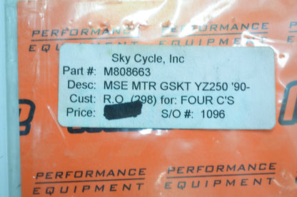 NEW Moose Yamaha Gasket Kit YZ250 1990-2007 M808663 NOS