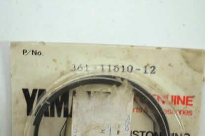 OEM Yamaha 361-11610-12-00 Piston Ring 1st Set NOS
