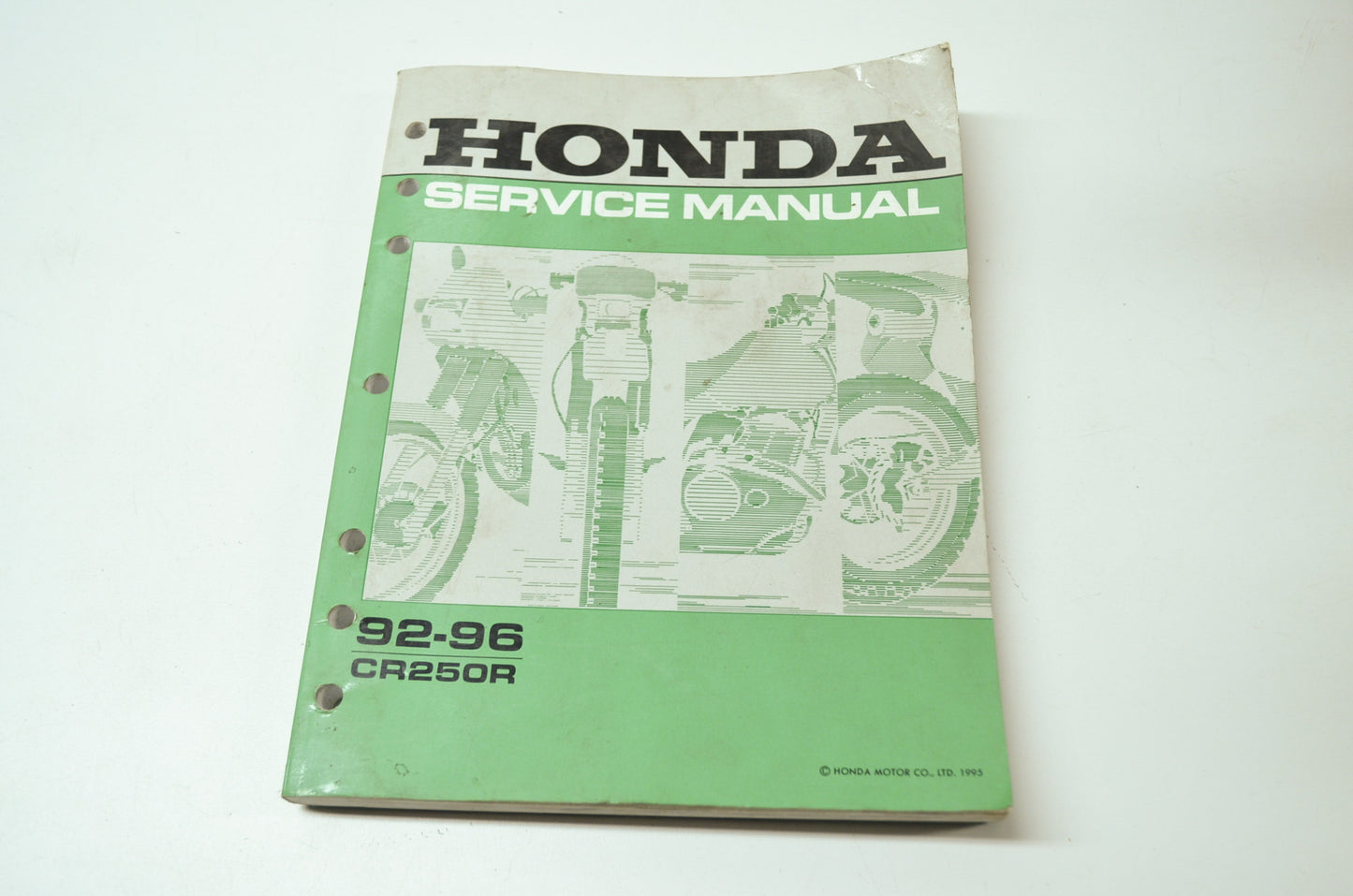 OEM Honda 1992-1996 CR250R Service Manual