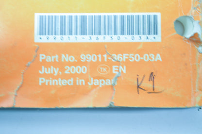 OEM Suzuki 99011-36F50-03A Owner's & Service Manual RM125K1 20