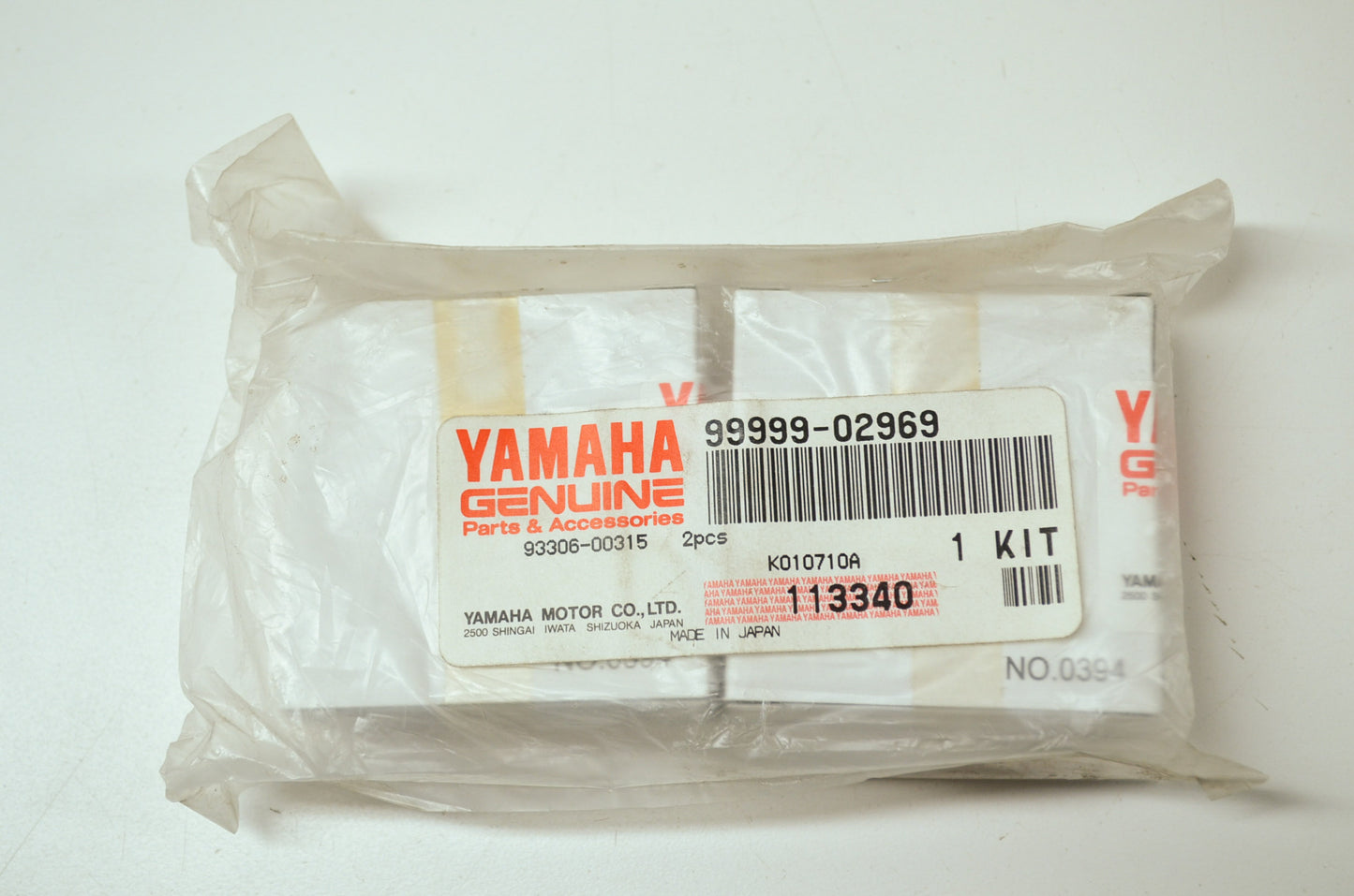 NEW OEM Yamaha Wheel Bearing Kit 99999-02969-00 NOS