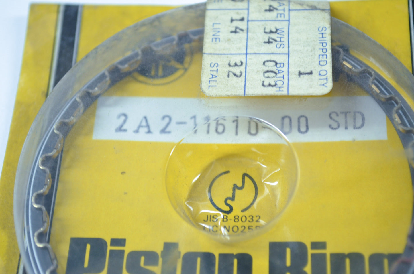 OEM Yamaha 2A2-11610-00-00 Piston Ring Set STD NOS