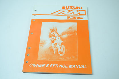 OEM Suzuki 99011-36F53-03A Owner's & Service Manual RM125K4 20