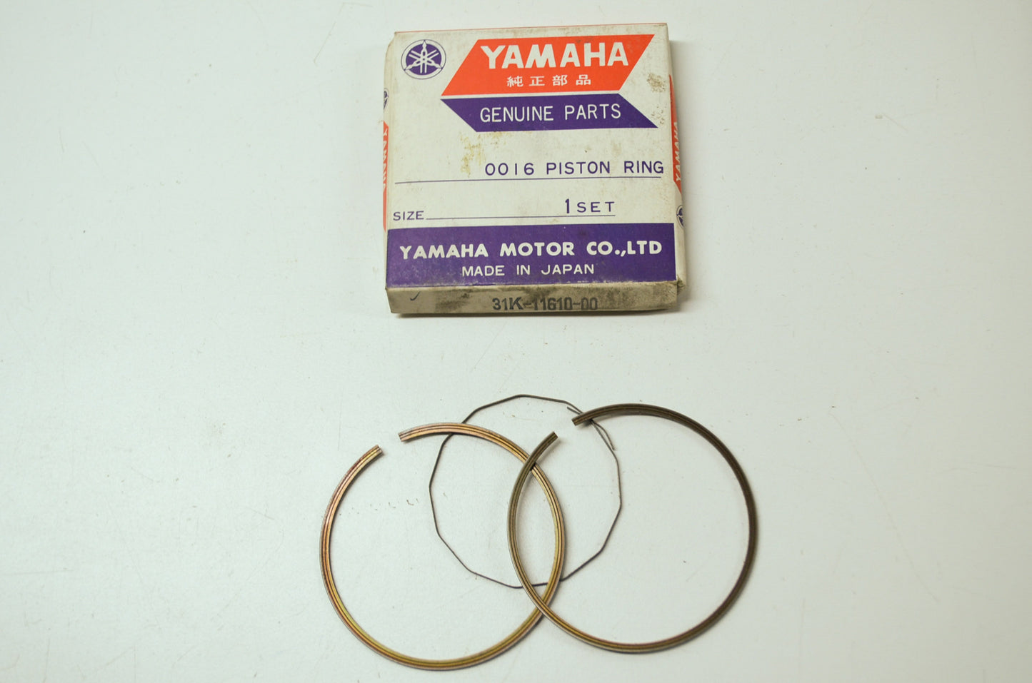 OEM Yamaha 31K-11610-00-00 Piston Ring Set NOS