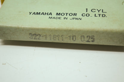 OEM Yamaha 322-11611-10-00 Piston Ring 1st NOS