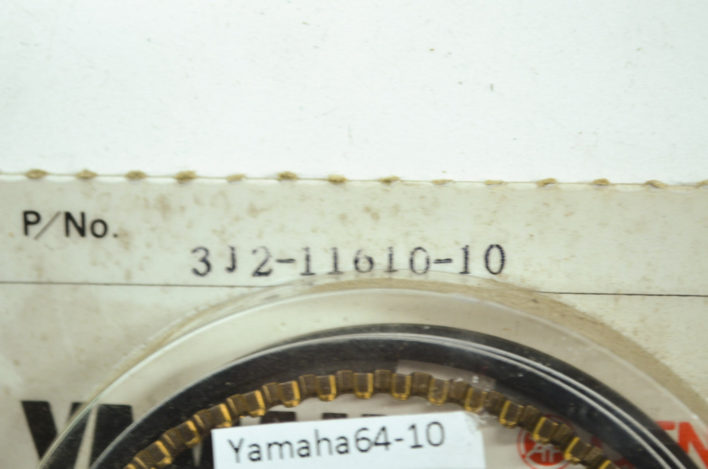 OEM Yamaha 3J2-11610-10-00 Piston Ring 1st Set NOS