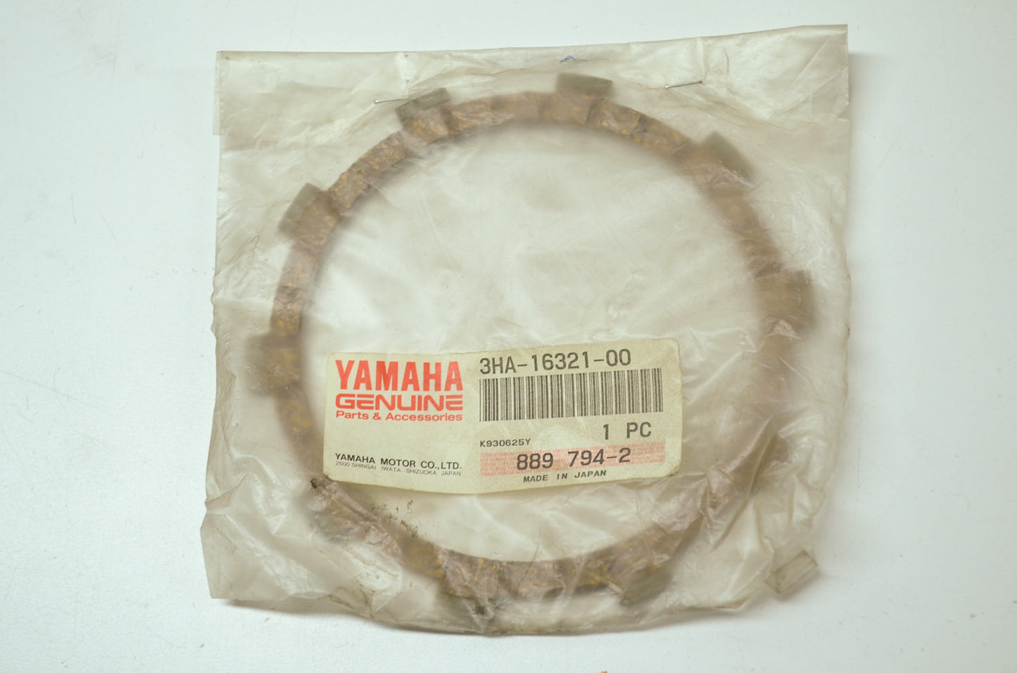 NEW OEM Yamaha Clutch Plate RD200 3HA-16321-00 NOS