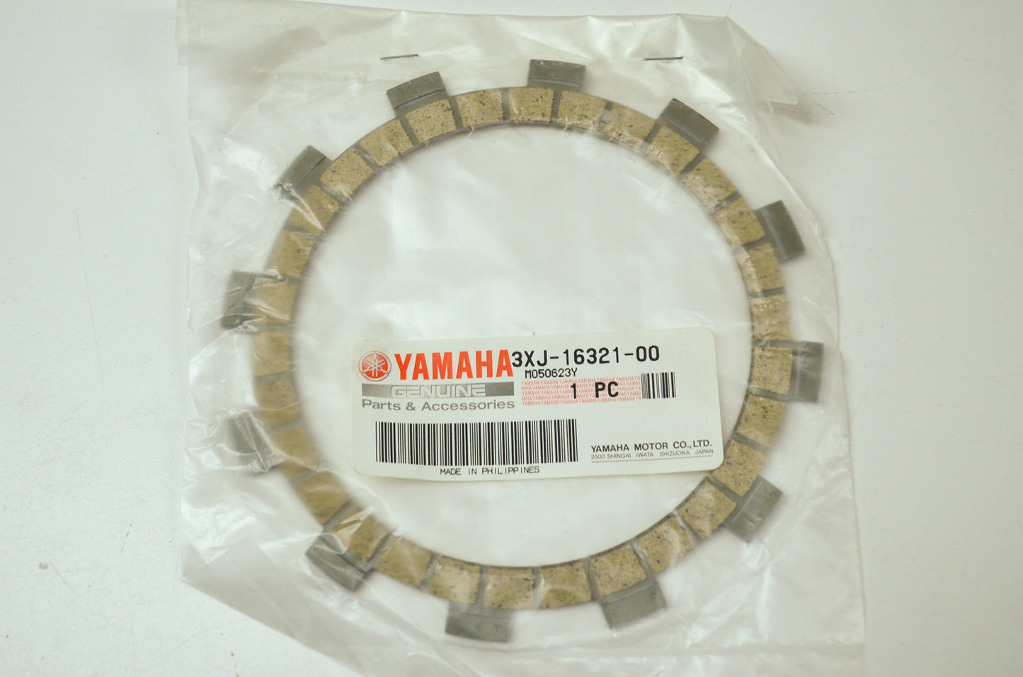 New OEM Yamaha 3XJ-16321-00-00 Friction Plate NOS