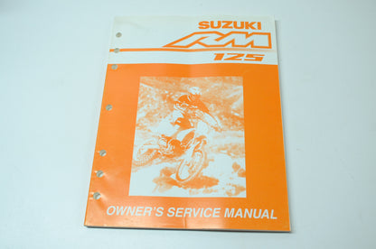 OEM Suzuki 99011-36F52-03A Owner's & Service Manual RM125K3 20