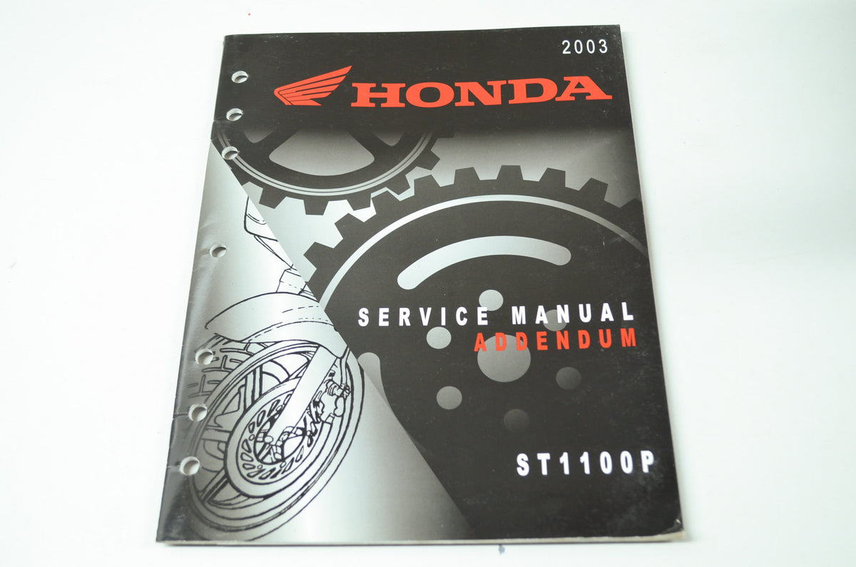 OEM Honda 61MY311-AH 2003 ST1100P Service Manual Addendum