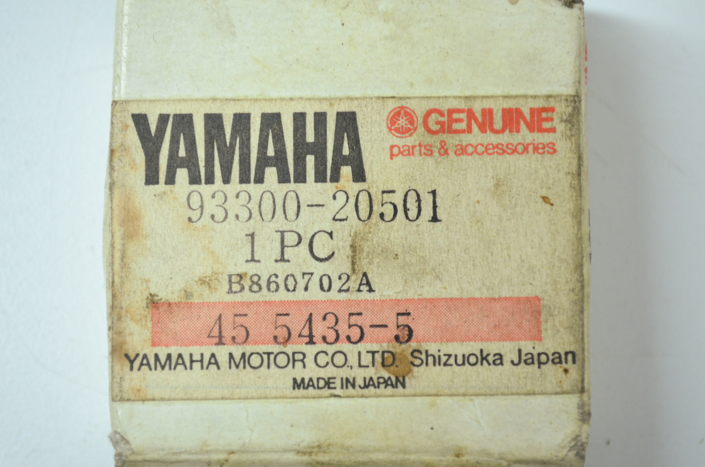 OEM Yamaha 93300-20501-00 Bearing NOS
