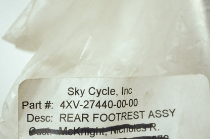OEM Yamaha 4XV-27440-00-00 Rear Footrest Assembly NOS