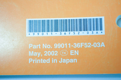 OEM Suzuki 99011-36F52-03A Owner's & Service Manual RM125K3 20