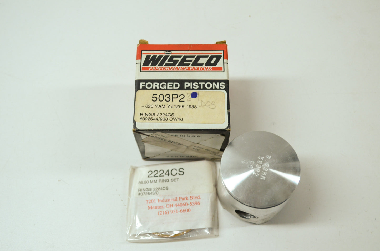 NEW Wiseco Yamaha Piston .20mm 1983 YZ125 K 503P2 NOS