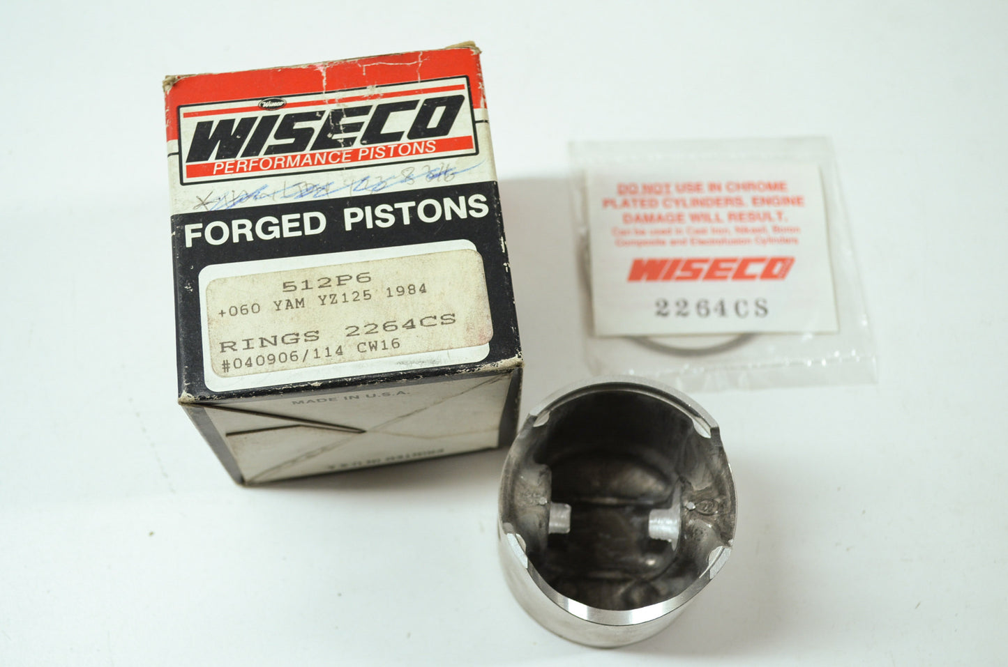 NEW Wiseco Yamaha Piston .60mm 1984 YZ125 512P6 NOS
