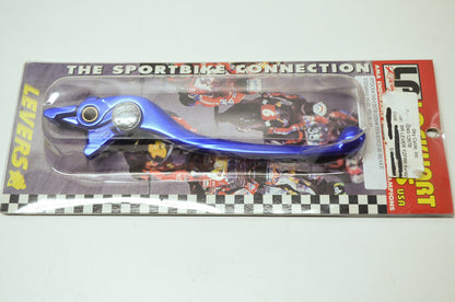 NEW LP Racing Yamaha Blue Brake Lever FZ1 YZF600 R6 5EB-83922-00 NOS