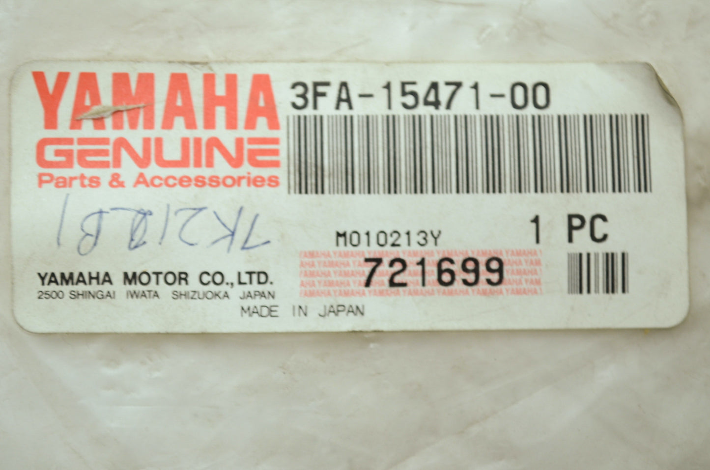 OEM Yamaha 3FA-15471-00-00 Air Duct NOS