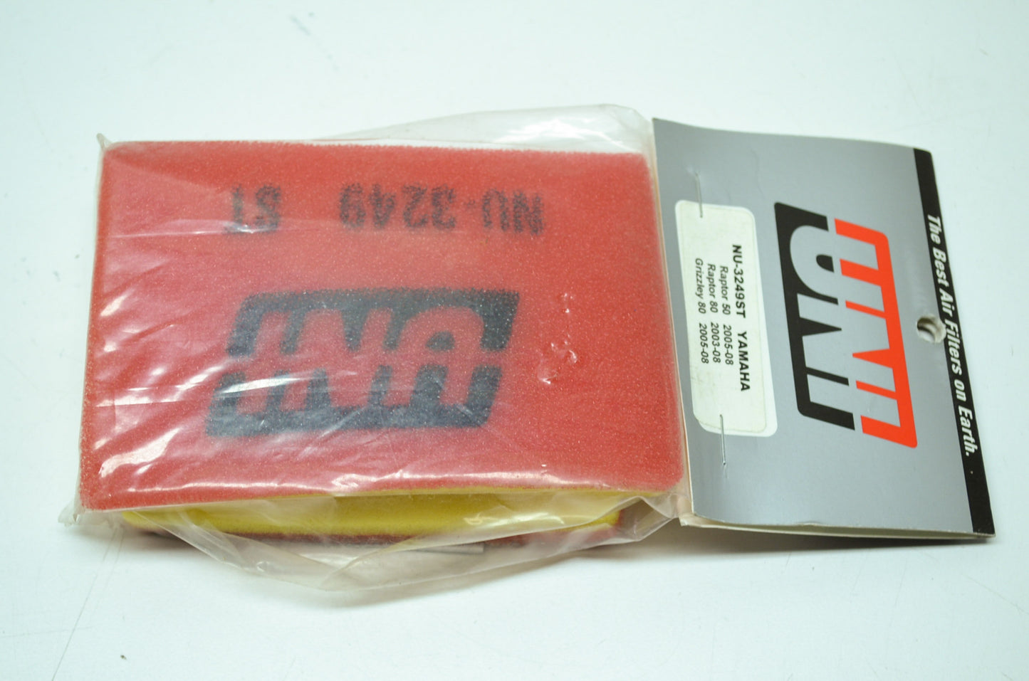 NEW UNI Yamaha Air Filter 2005-2008 Raptor Grizzly 50 80 NU-3249ST NOS