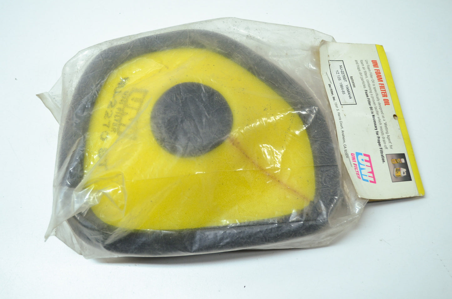 NEW UNI Yamaha Air Filter 1984-1985 YZ125 NU-2270ST NOS
