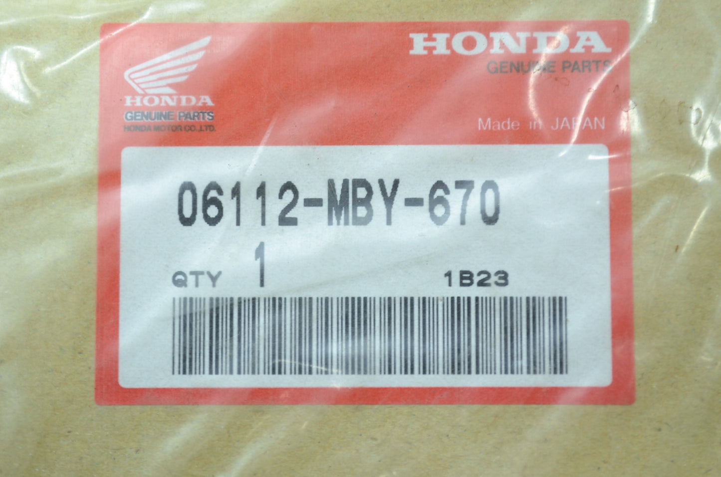 OEM Honda 06112-MBY-670 Gasket Kit B NOS