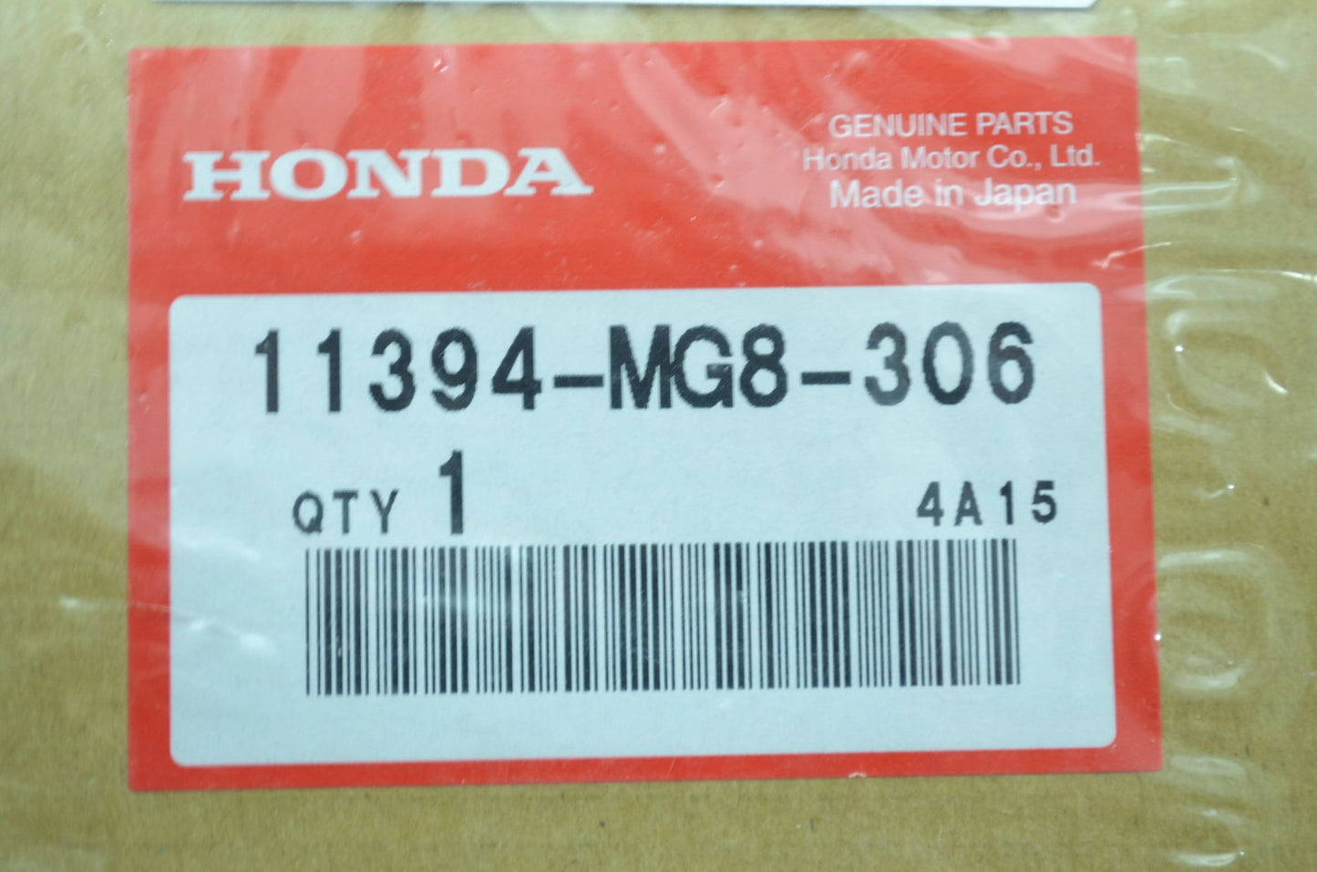 OEM Honda 11394-MG8-306 Right Gasket NOS