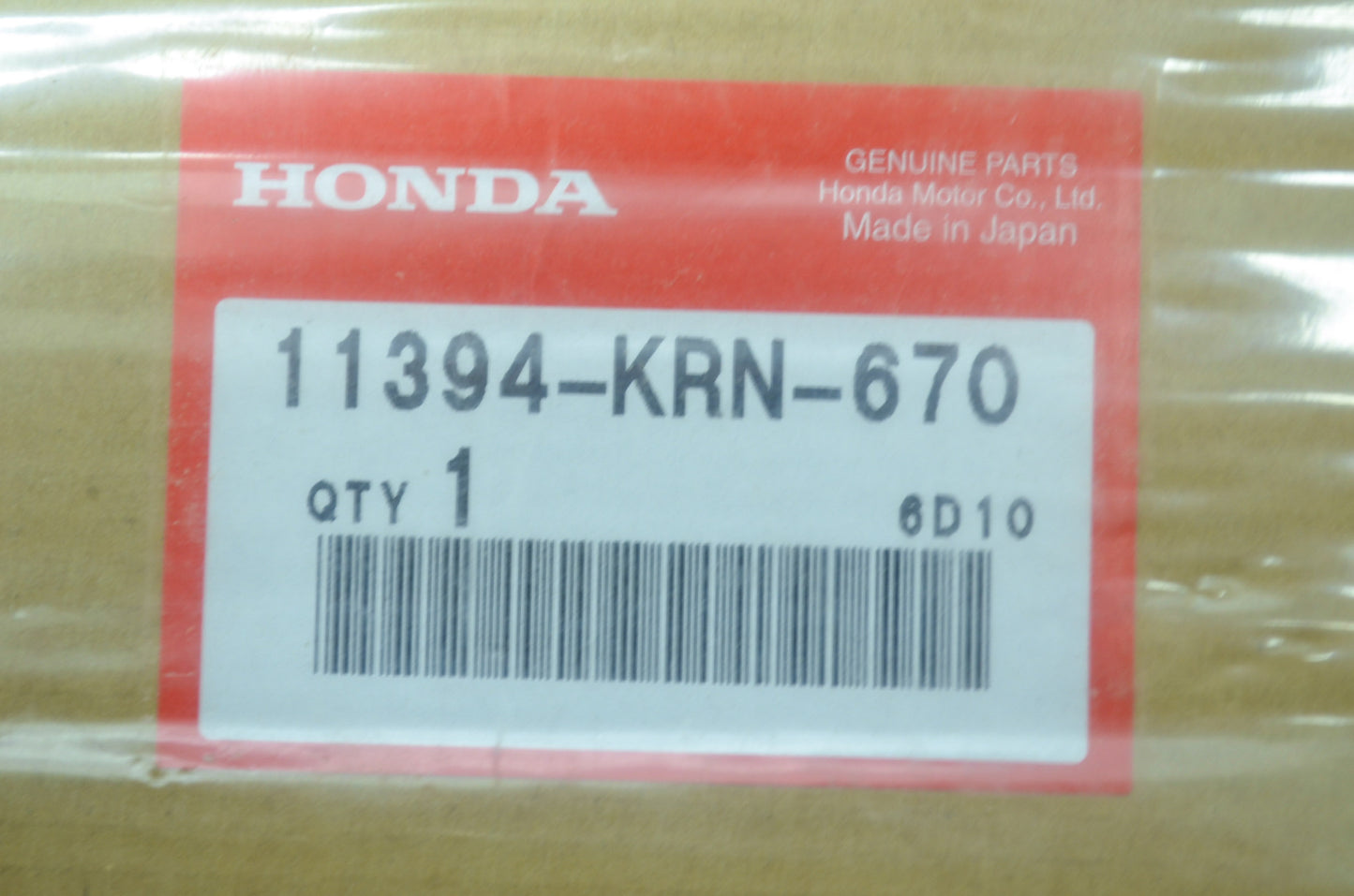 OEM Honda 11394-KRN-670 Right Cover Gasket NOS