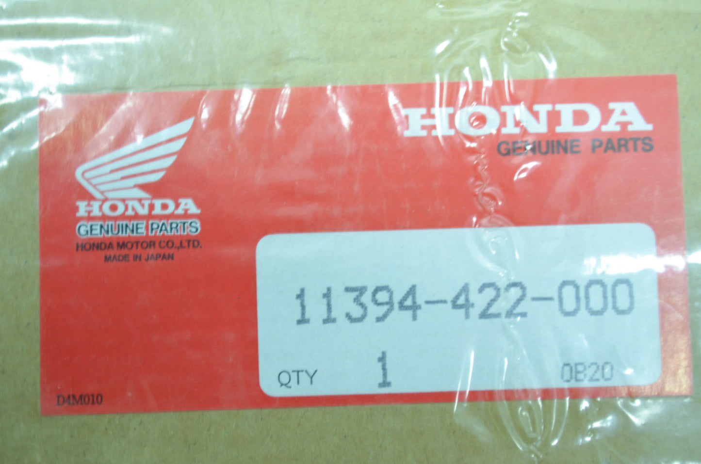 OEM Honda 11394-422-000 Right Gasket NOS