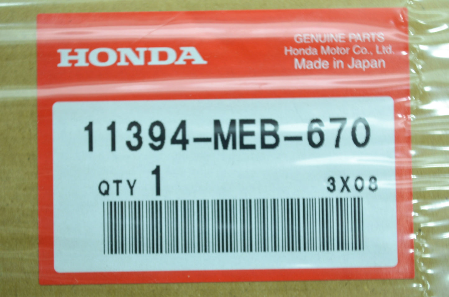 OEM Honda 11394-MEB-670 Right Cover Gasket NOS
