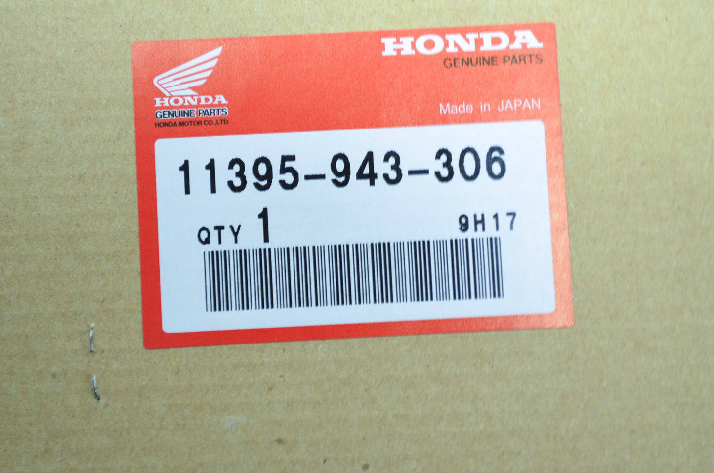 OEM Honda 11395-943-306 Left Gasket NOS