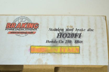 Braking H020FI Honda Brake Rotor 1988 CN250 NOS