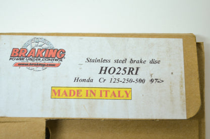 Braking H025RI Honda Brake Rotor 1997 CR125 CR250 CR500 NOS