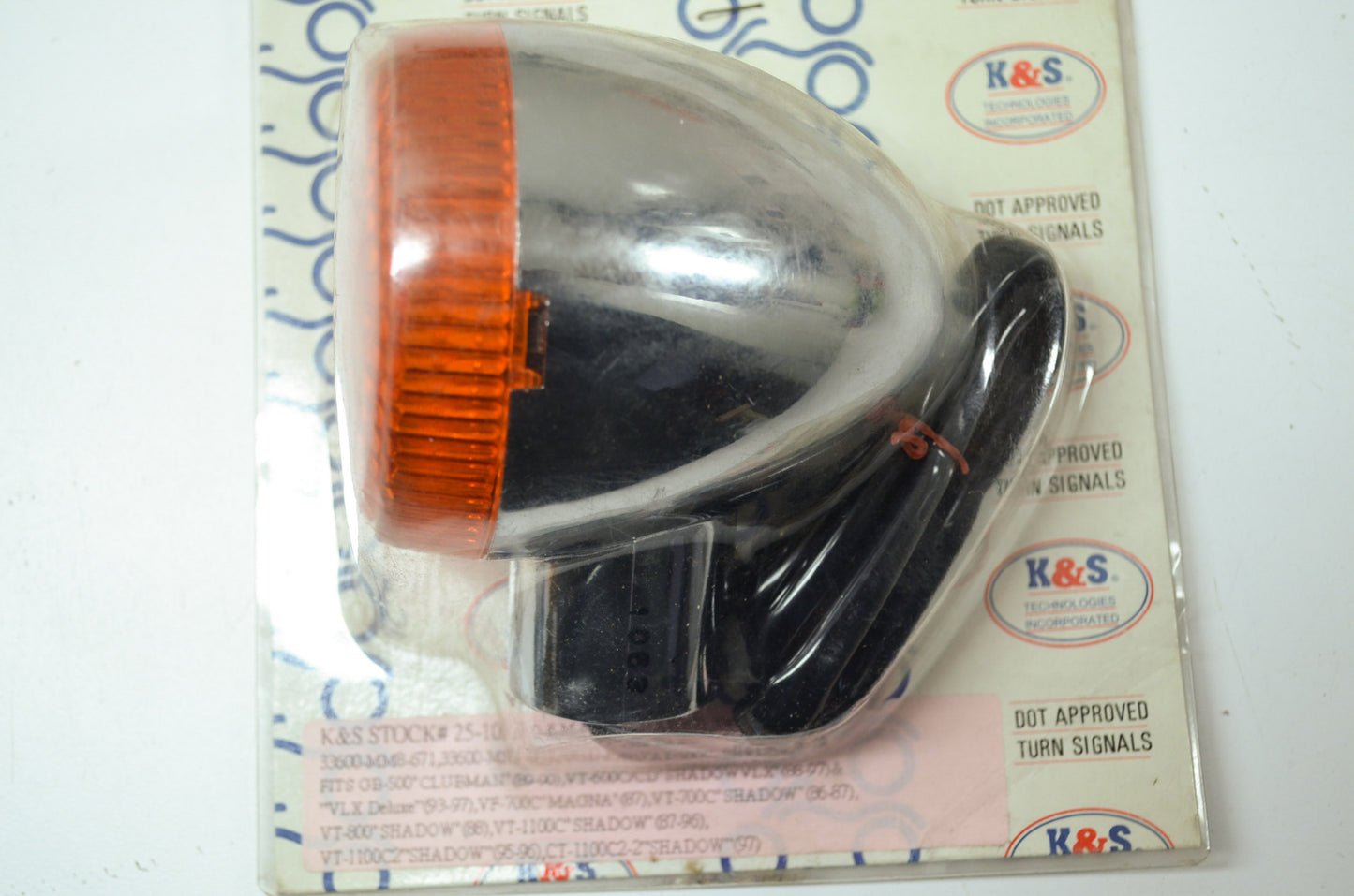NEW K&S Honda Turn Signal VT600 VT700 VT1100 33600-MN0-679 NOS