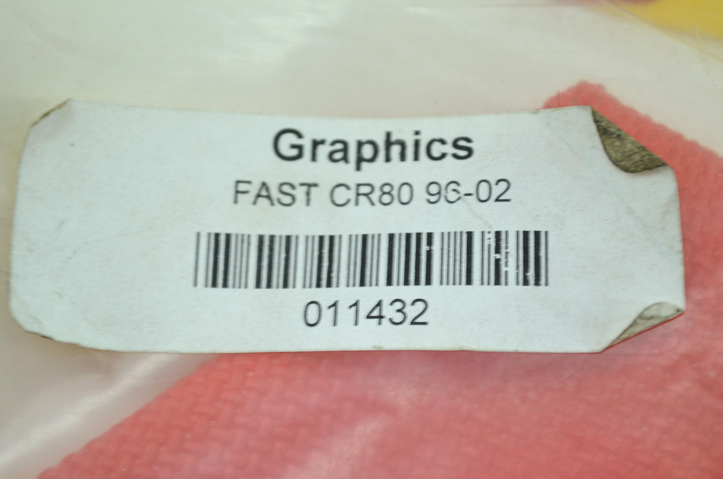 NEW FMF Honda Fast Seat Cover 1996-2002 CR80 FMF011432 NOS