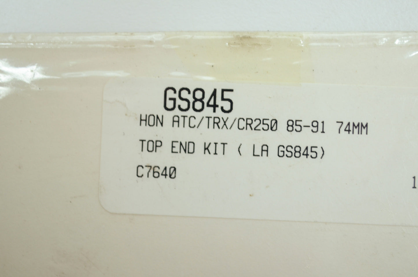 NEW Cometic Honda Top End Gasket Set 1985-1991 ATC TRX CR 250 GS845 NOS