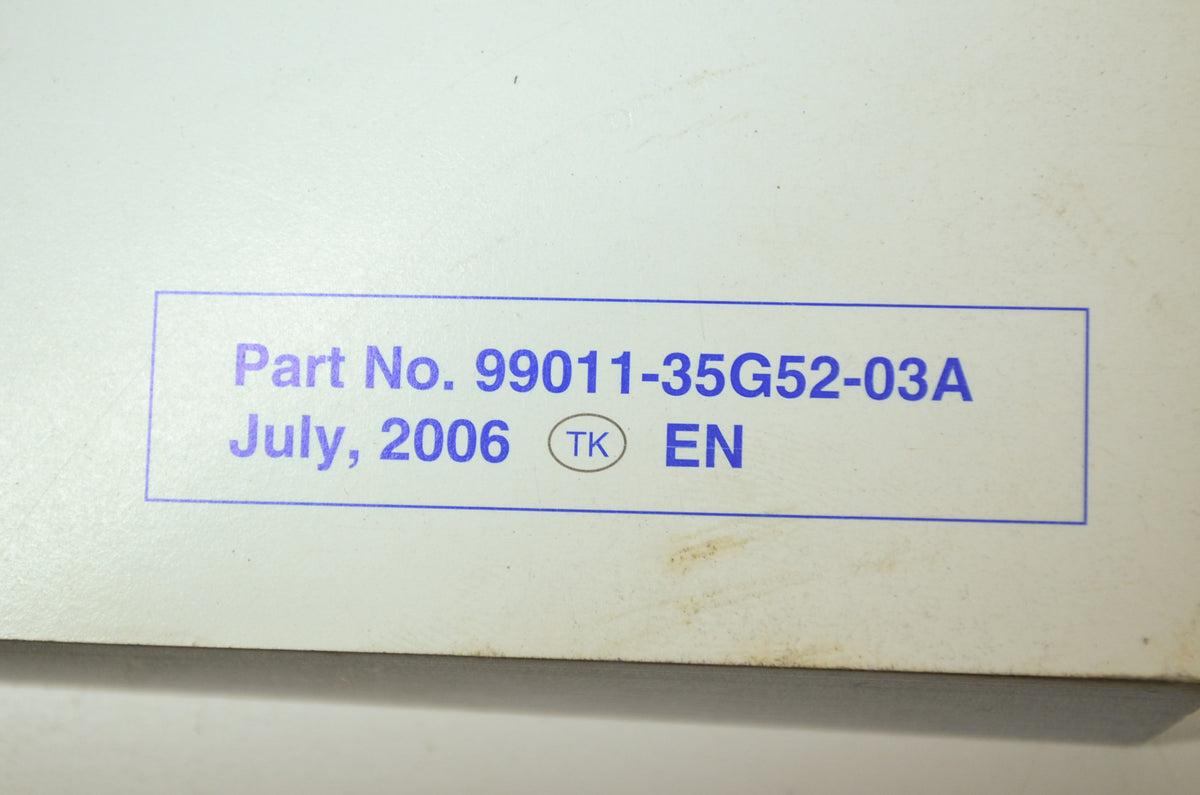 OEM Suzuki 99011-35G52-03A Owner's & Service Manual RM-Z450K7