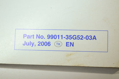 OEM Suzuki 99011-35G52-03A Owner's & Service Manual RM-Z450K7