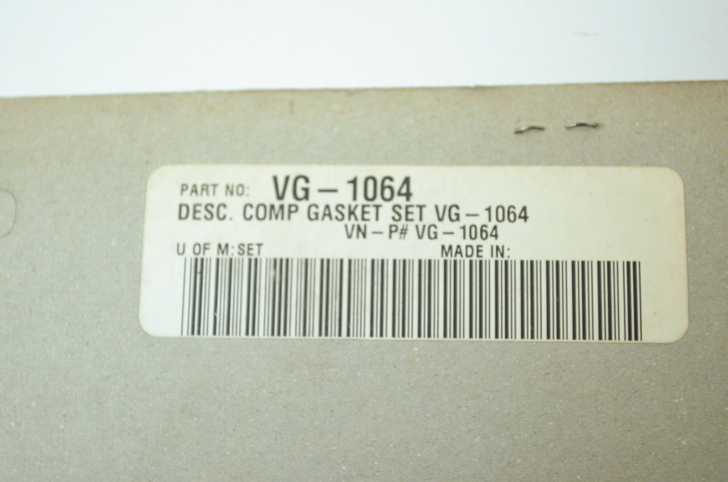 NEW Versah Honda Gasket Set 1986 CR80 CR80R VG-1064 NOS