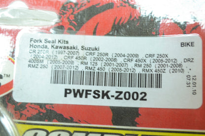 NEW Pivot Works Honda Fork Seal Kit CR250 CRF250 CRF450 PWFSK-Z002 NOS