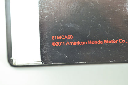 OEM Honda 2012 GL1800/A Service Manual 61MCA60