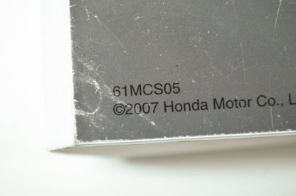 OEM Honda 2003-2008 ST1300/A ST1300P/PA Service Manual 61MCS05