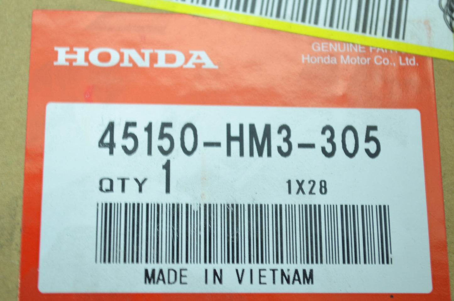 OEM Honda 45150-HM3-305 Caliper Sub-Assembly NOS