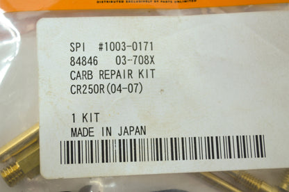 NEW Moose Honda Carb Repair Kit 2004-2007 CR250 CR250R 1003-0171 NOS