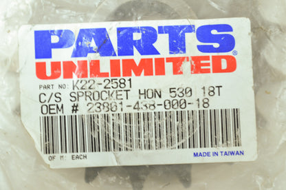 NEW Parts Unlimited Honda Sprocket 18 Tooth 23801-438-000 NOS