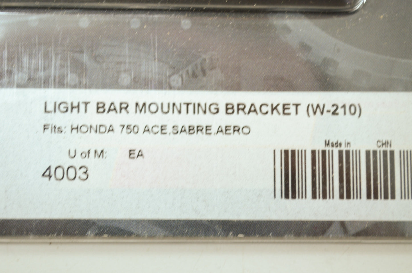 NEW Kuryakyn Honda Light Bar Bracket 750 ACE Sabre Aero 4003 NOS