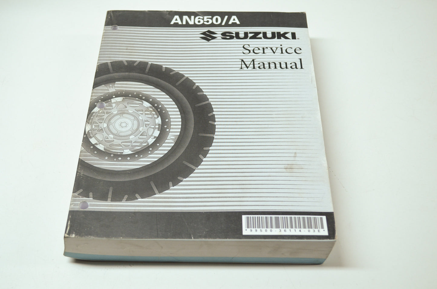 OEM Suzuki 99500-36114-03E Service Manual AN650/A 2003-20