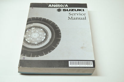 OEM Suzuki 99500-36114-03E Service Manual AN650/A 2003-20