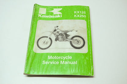 OEM Kawasaki 99924-1168-01 Service Manual KX125/250K