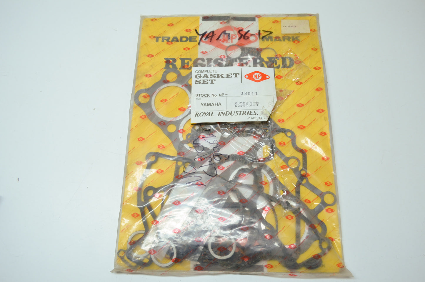 NEW Royal Industries Yamaha Gasket Kit XJ550 4V8 4U8 28011 NOS