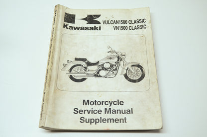 OEM Kawasaki 99924-1191-51 Service Manual Supplement VN1500D/E